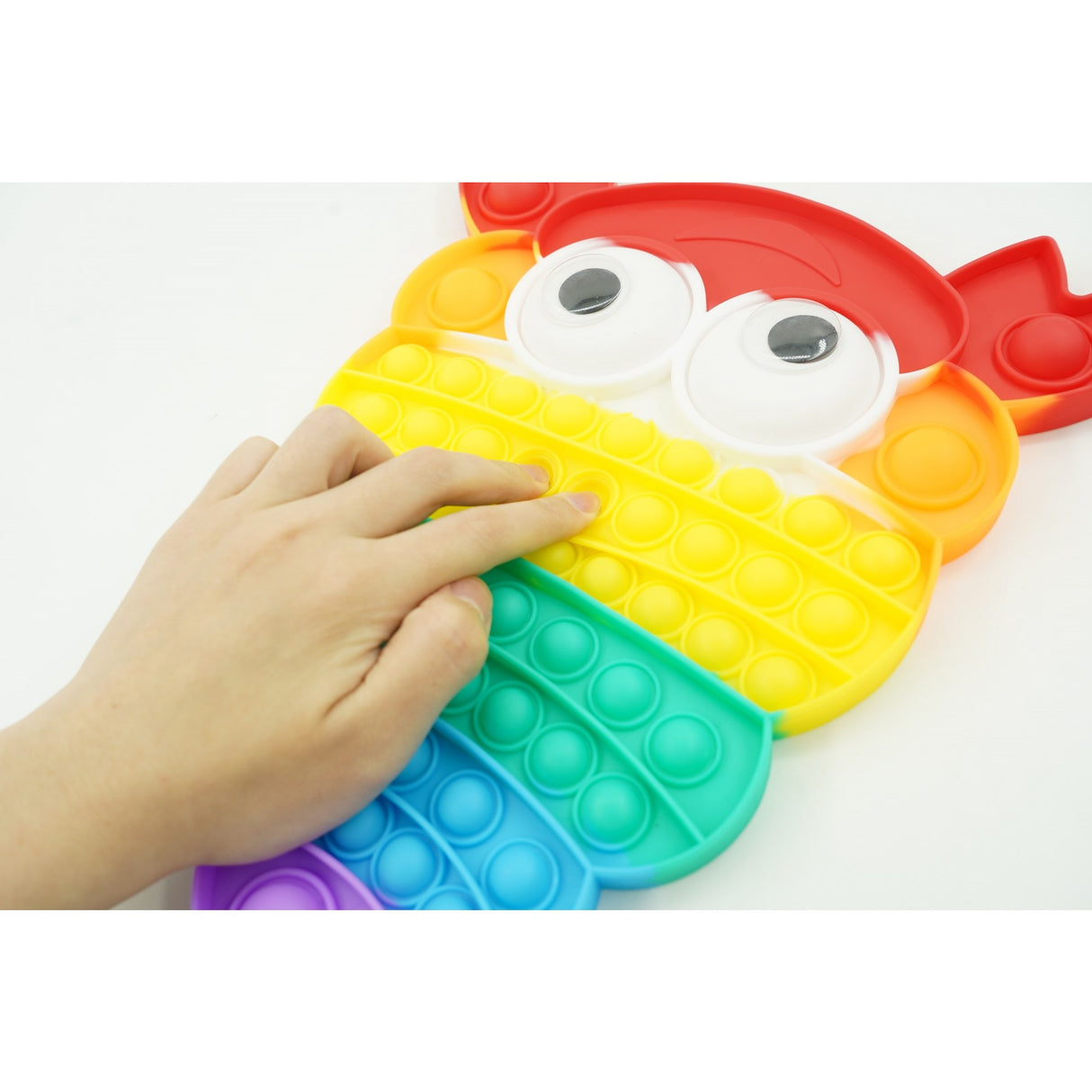 Jucarie antistres din silicon, Vivimall, Pop It Now and Flip It, Albina mare, Multicolor - vivimall.ro