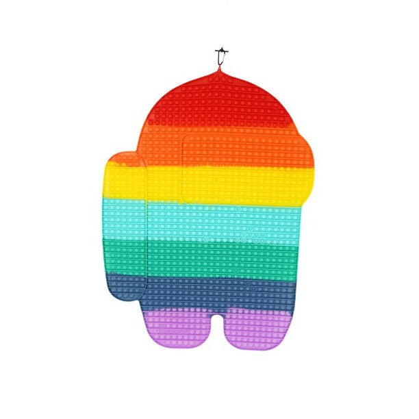 Jucarie antistres din silicon, Vivimall®, Pop It Now and Flip It, Among Us, 85 cm - vivimall.ro