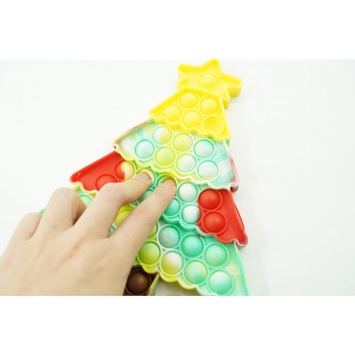 Jucarie antistres din silicon, Flippy, Pop It Now and Flip It, Brad, Multicolor - vivimall.ro