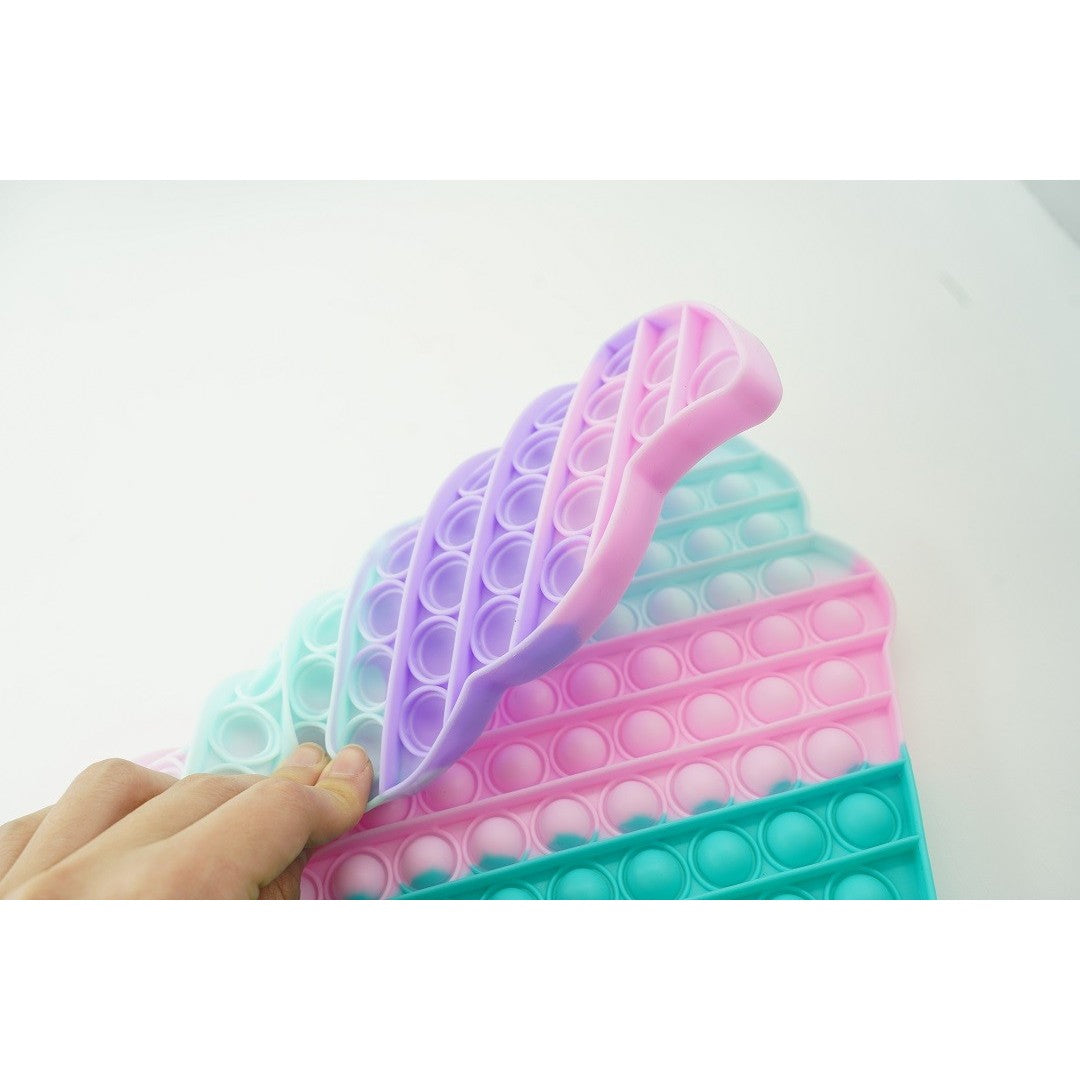 Jucarie antistres din silicon Vivimall®, Pop it Now and Flip It, Briosa, urias, Multicolor - vivimall.ro