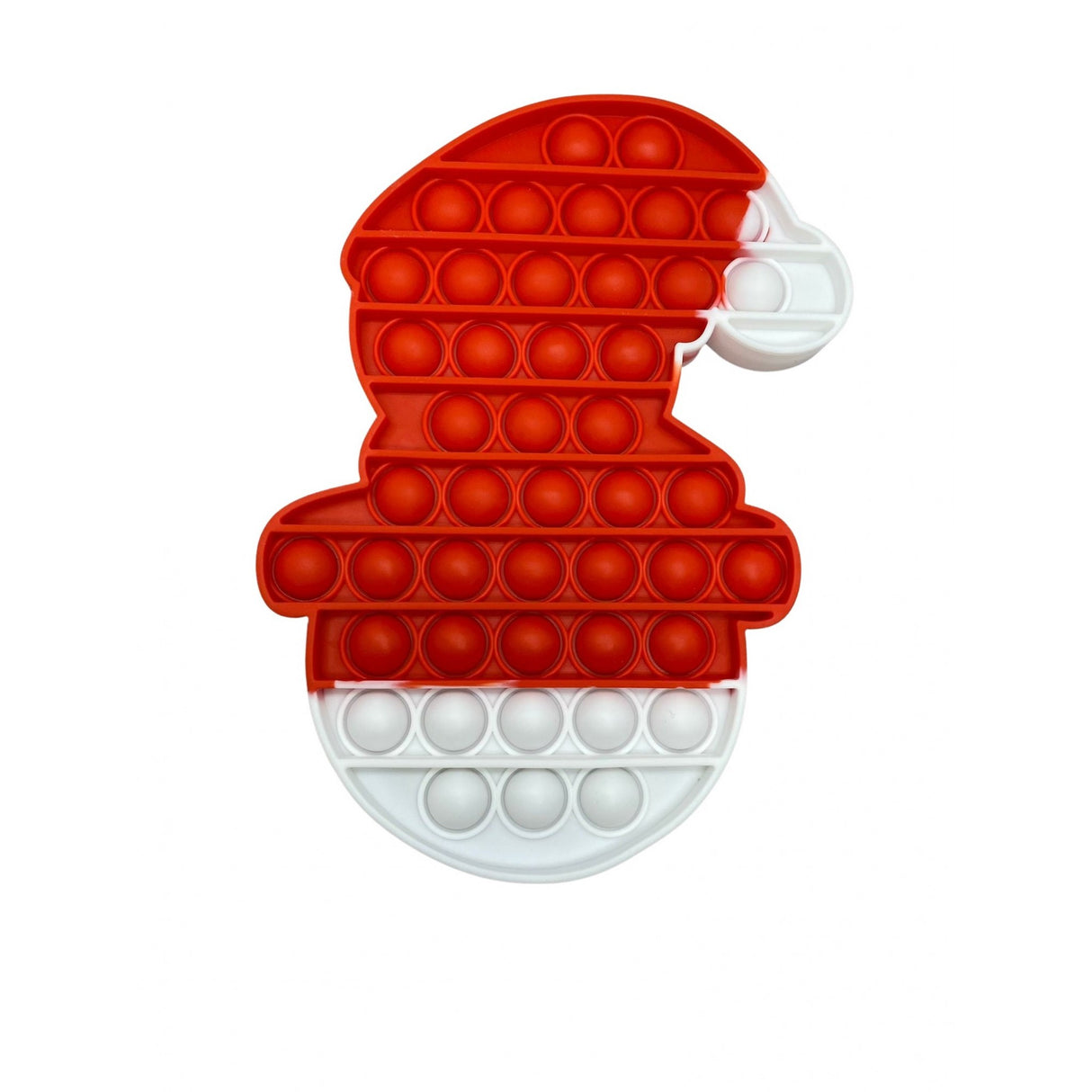 Jucarie antistres din silicon, Vivimall, Pop It Now and Flip It, Elful lui Mos Craciun, Multicolor - vivimall.ro