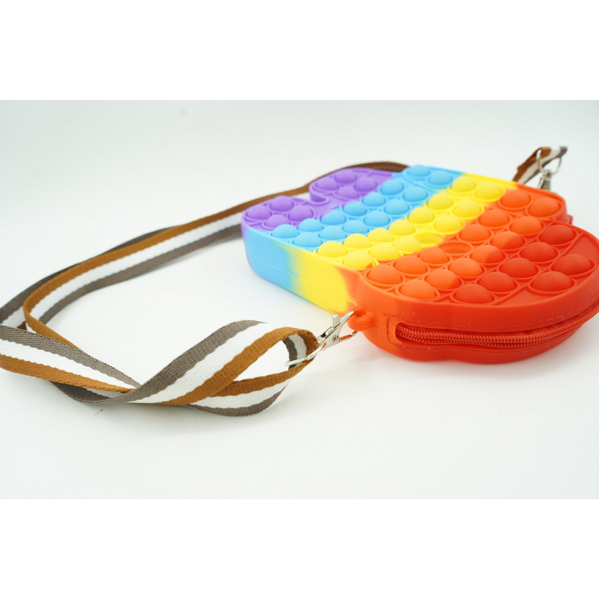 Jucarie antistres din silicon, Flippy, Pop It Now and Flip It, Geanta mica, Among Us, Multicolor - vivimall.ro