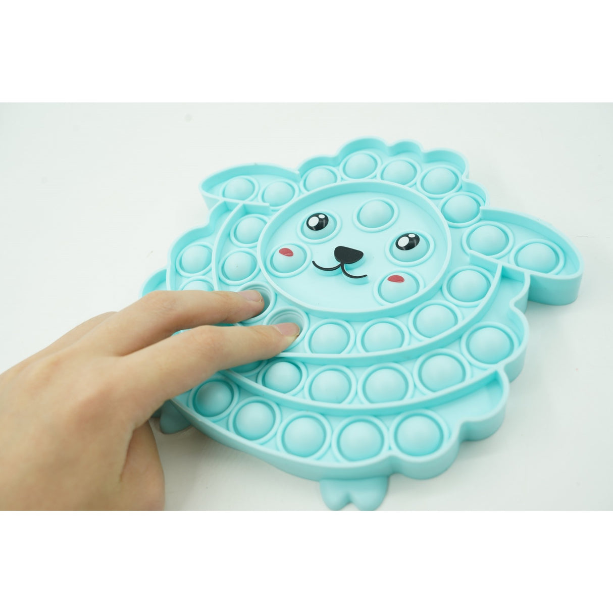 Jucarie antistres din silicon, Vivimall, Pop It Now and Flip It, Oita, Albastru - vivimall.ro