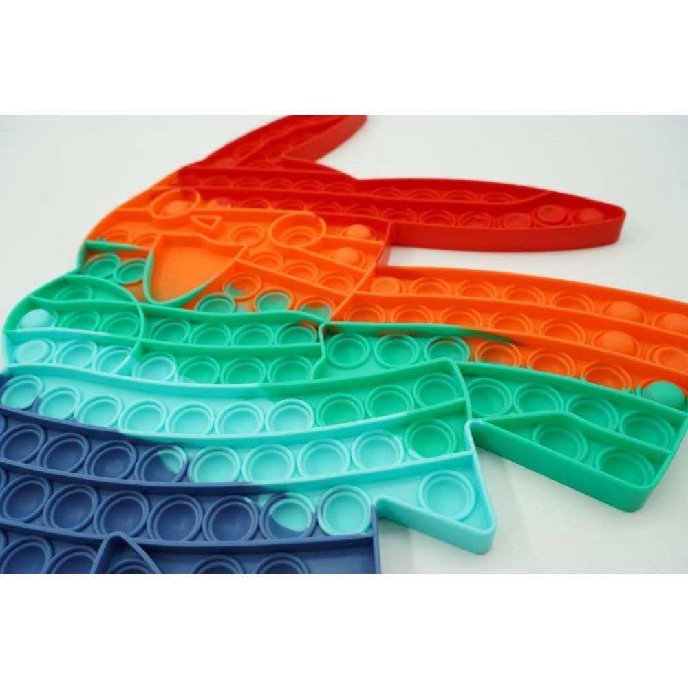 Jucarie antistres din silicon Vivimall, Pop it Now and Flip It ,Pikachu ,Multicolor - vivimall.ro