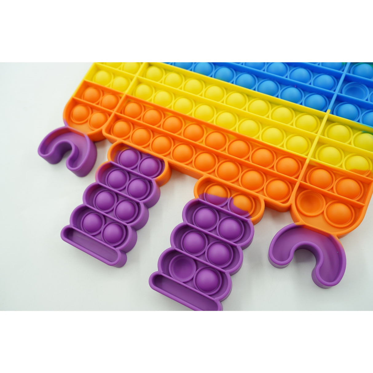 Jucarie antistres din silicon Vivimall, Pop it Now and Flip It ,Robot ,Multicolor ,Model 3 - vivimall.ro