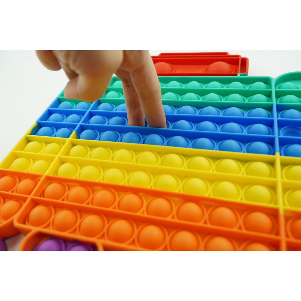 Jucarie antistres din silicon Vivimall, Pop it Now and Flip It ,Robot ,Multicolor ,Model 3 - vivimall.ro