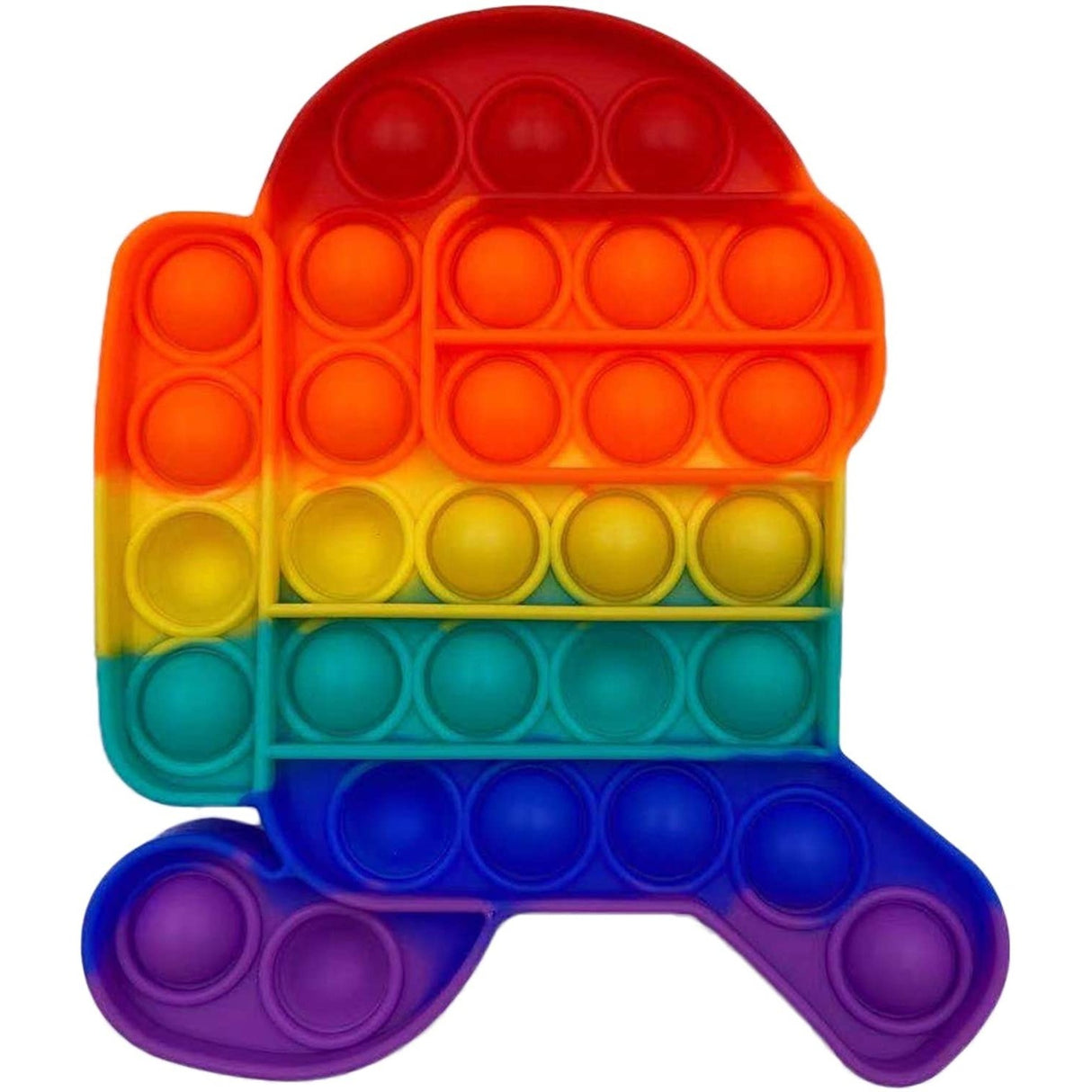 Jucarie antistres din silicon, Vivimall, Pop It Now and Flip It, Among Us, Multicolor, Model 3 - vivimall.ro