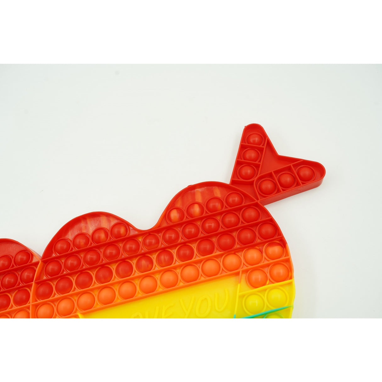 Jucarie antistres din silicon Pop it now, Inima dubla, Multicolor - vivimall.ro