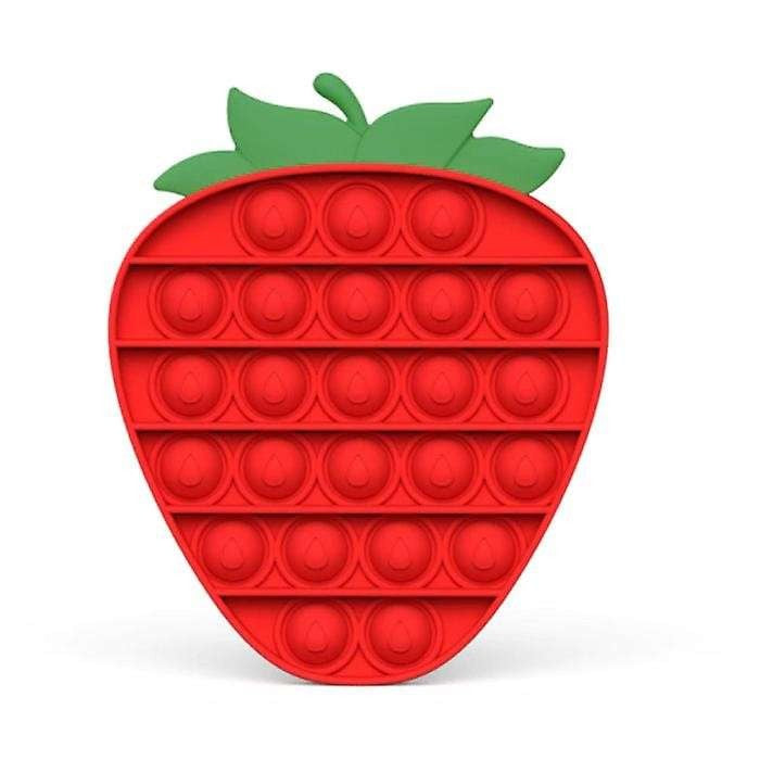 Jucarie antistres pop it and flip it, capsuna, rosu - vivimall.ro