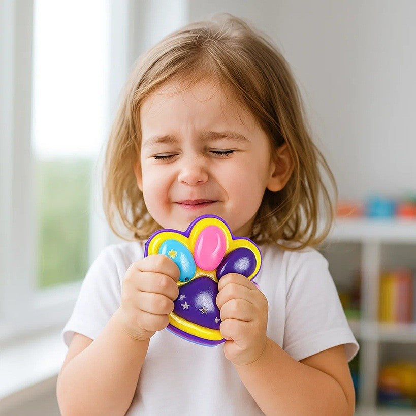 Jucarie Antistres Squishy, Vivimall, cu Revenire Lenta, Labuta de Pisica Pufoasa, 7.5 cm, Ambalaj Transparent, Model 270512, Multicolor - vivimall.ro