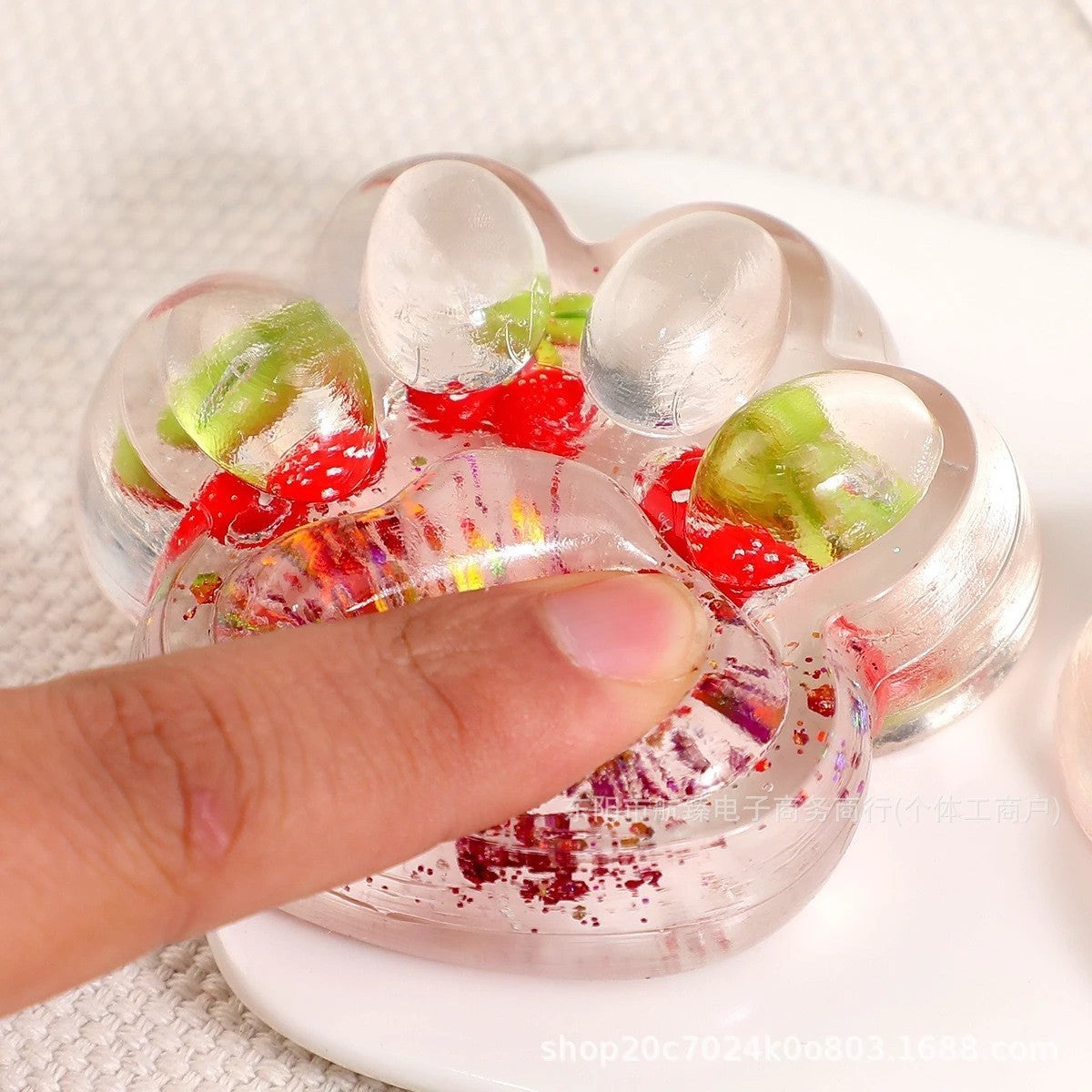 Jucarie Antistres Squishy, Flippy, cu Revenire Lenta, Labuta de Pisica Pufoasa, 7.5 cm, Ambalaj Transparent, Model 270523 Multicolor - vivimall.ro