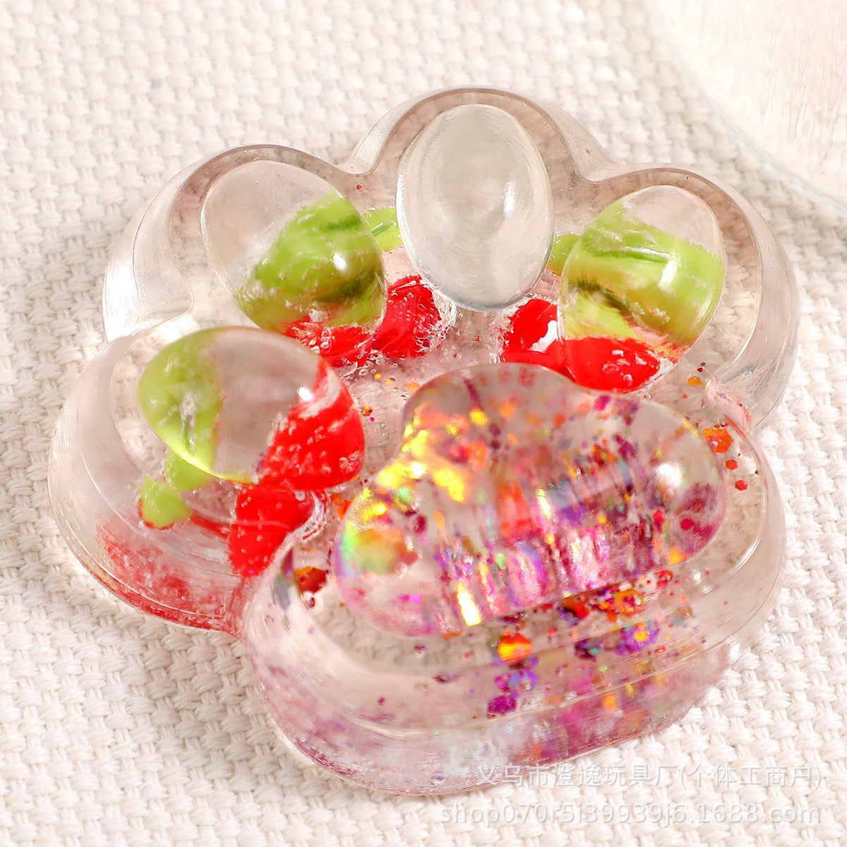 Jucarie Antistres Squishy, Flippy, cu Revenire Lenta, Labuta de Pisica Pufoasa, 7.5 cm, Ambalaj Transparent, Model 270523 Multicolor - vivimall.ro