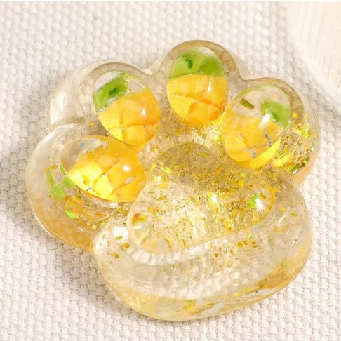 Jucarie Antistres Squishy, Flippy, Labuta de Pisica Squeeze Toys, cu Revenire Lenta, 7.5 cm, Model 270525, Multicolor - vivimall.ro