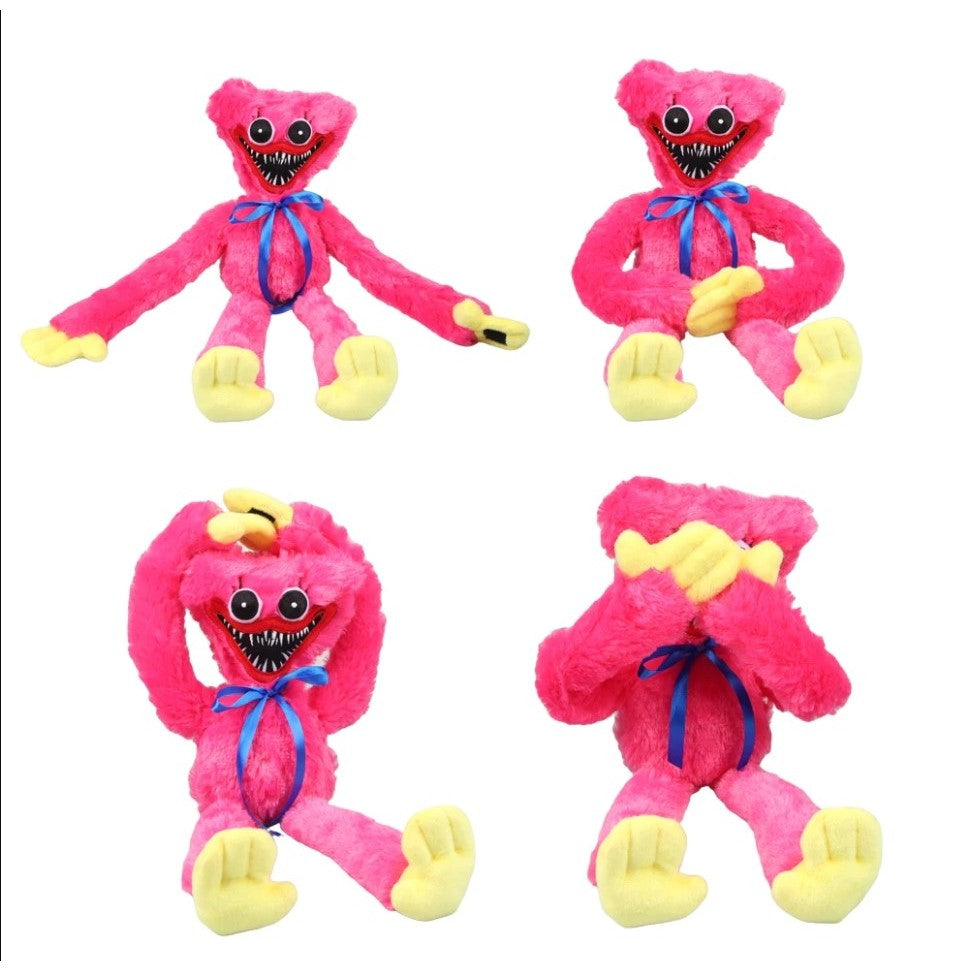 Jucarie de plus Huggy Wuggy, Flippy, 40 cm, roz - vivimall.ro