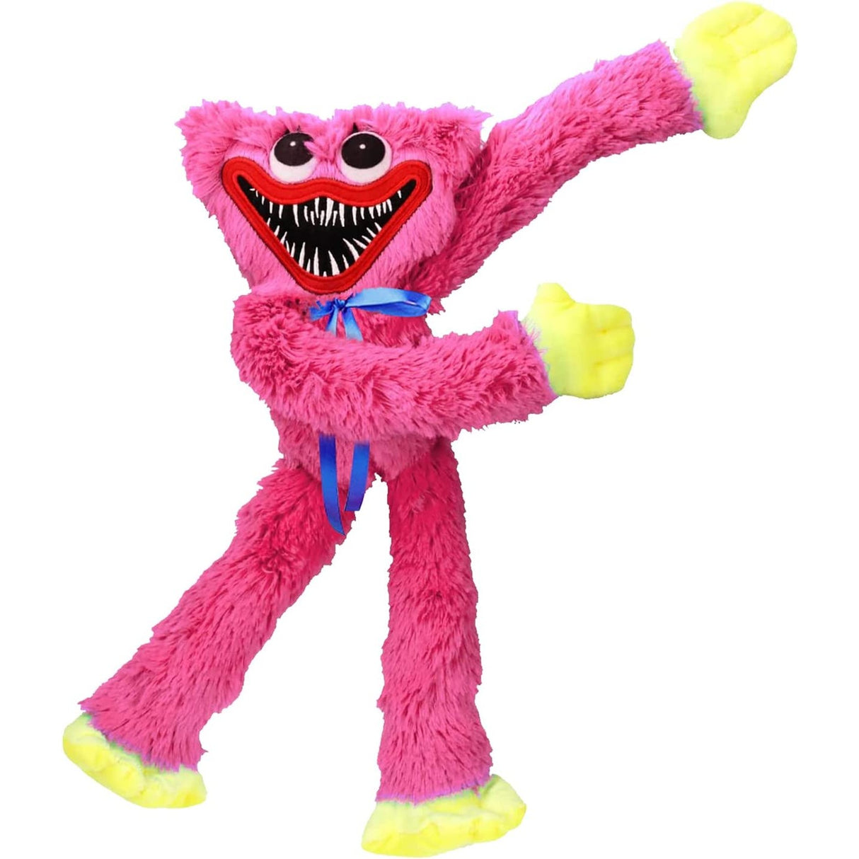 Jucarie de plus Huggy Wuggy, Flippy, 40 cm, roz - vivimall.ro