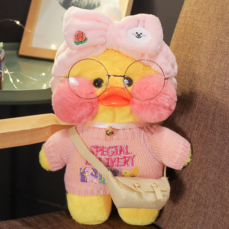 Jucarie de plus Ratusca Lalafanfan Vivimall, Haine si Accesorii Random, Roz - vivimall.ro