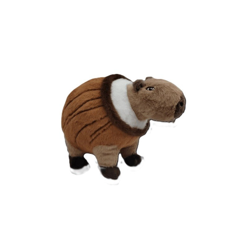 Jucarie Moale de Plus Italian Brainrot, Flippy, cu Agatatoare, Model Capybara, Jucarie Moale pentru Copii, 25 x 17 cm, Maro - vivimall.ro