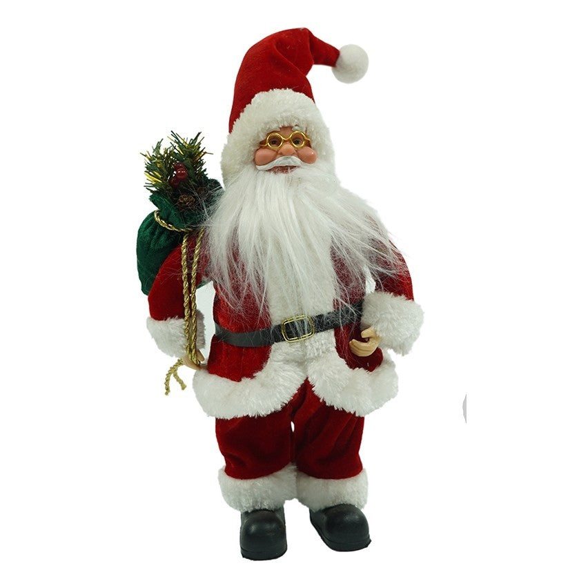 Jucarie decorativa Mos Craciun 32 cm - vivimall.ro