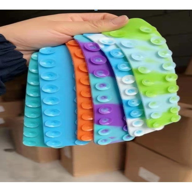 Jucarie flexibila din silicon pentru copii Vivimall, interactiva, senzoriala,Multicolora - vivimall.ro