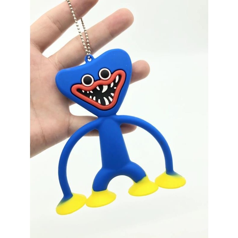 Jucarie Huggy Wuggy cu ventuze, Albastru - vivimall.ro