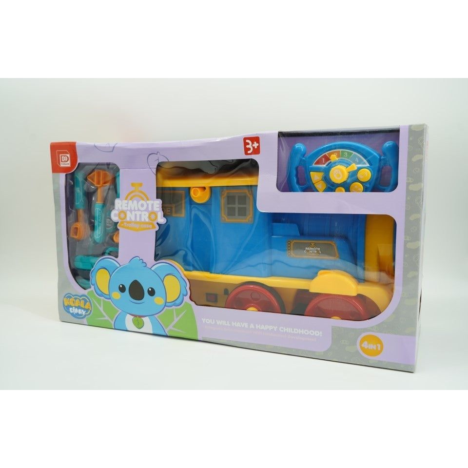 Jucarie locomotiva cu telecomanda si set prim ajutor - vivimall.ro