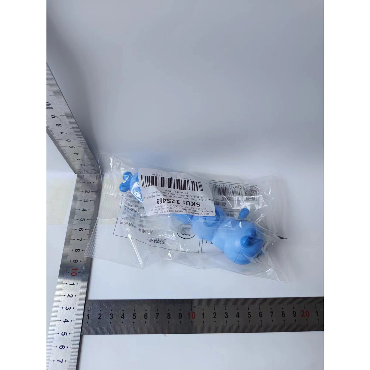 Jucarie mecanica pentru copii Vivimall, omida haioasa, material ABS, cu cheita, distractiva, se taraste, se misca, 15 x 4 cm, albastru - vivimall.ro