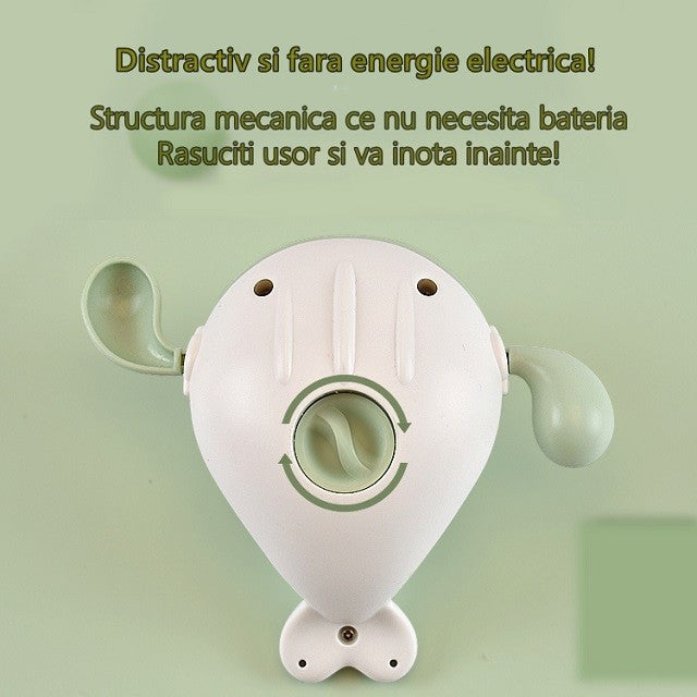 Jucarie pentru baie pentru copii, Vivimall, balena verde - vivimall.ro