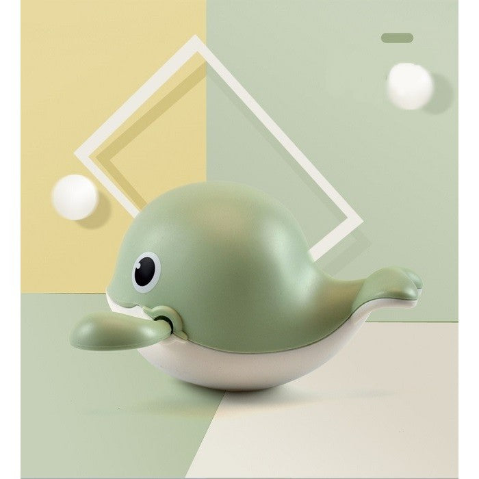 Jucarie pentru baie pentru copii, Vivimall, balena verde, Resigilat - vivimall.ro