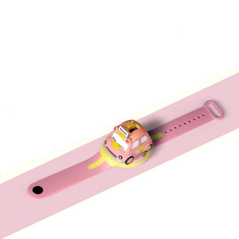 Jucarie pentru copii, Vivimall, Masina-ceas, Roz - vivimall.ro