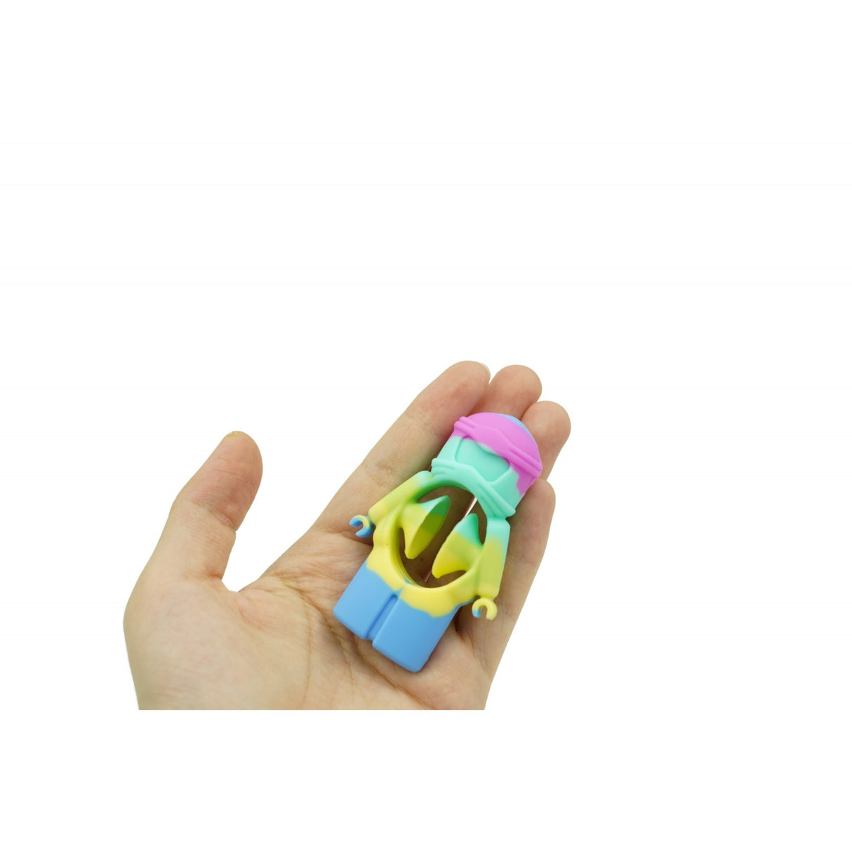 Jucarie senzoriala antistres cu ventuza de decompresie, Antrenare antebrat, Fidget Toy, Model Ninja, Macarons - vivimall.ro