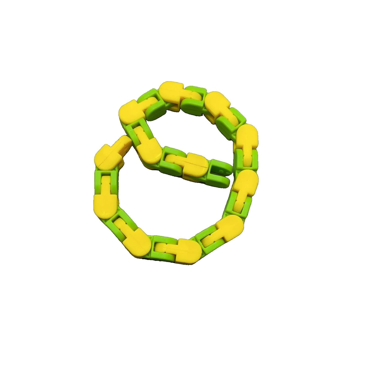 Jucărie Senzorială Antistres Vivimall - Puzzle de Îmbinat Tip Șarpe, 24 Piese, +3 Ani, Galben/Verde - vivimall.ro