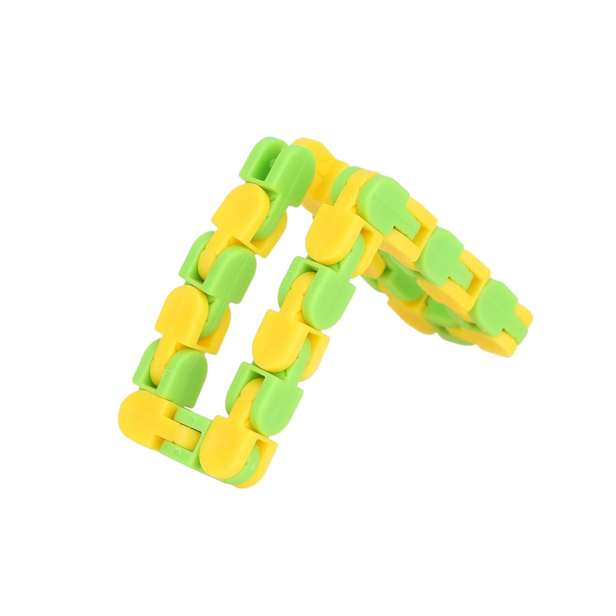 Jucărie Senzorială Antistres Vivimall - Puzzle de Îmbinat Tip Șarpe, 24 Piese, +3 Ani, Galben/Verde - vivimall.ro