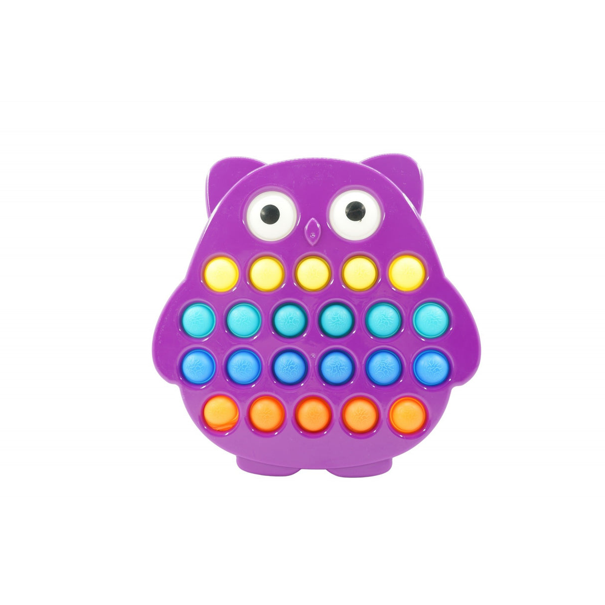 Jucarie senzoriala antistres, Simple Dimple, Bufnita, Multicolor, V1 - vivimall.ro