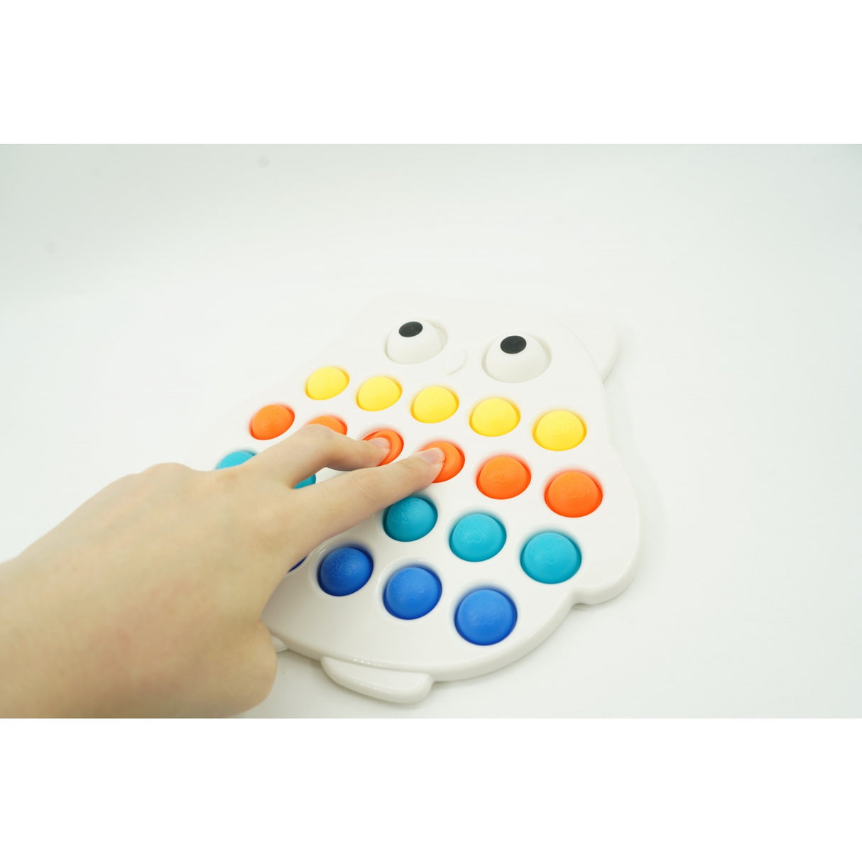 Jucarie senzoriala antistres, Simple Dimple, Bufnita, Multicolor, V3 - vivimall.ro