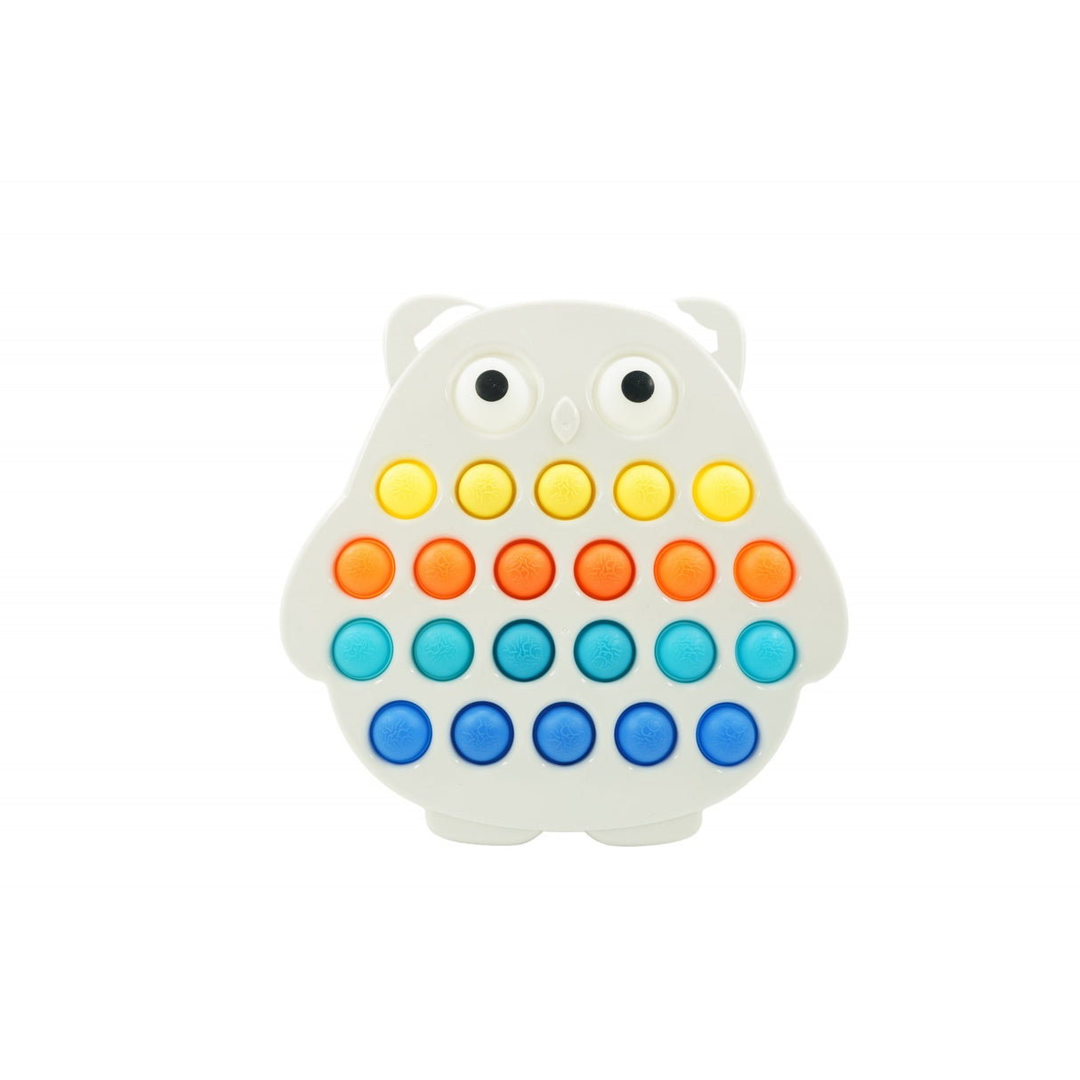 Jucarie senzoriala antistres, Simple Dimple, Bufnita, Multicolor, V3 - vivimall.ro