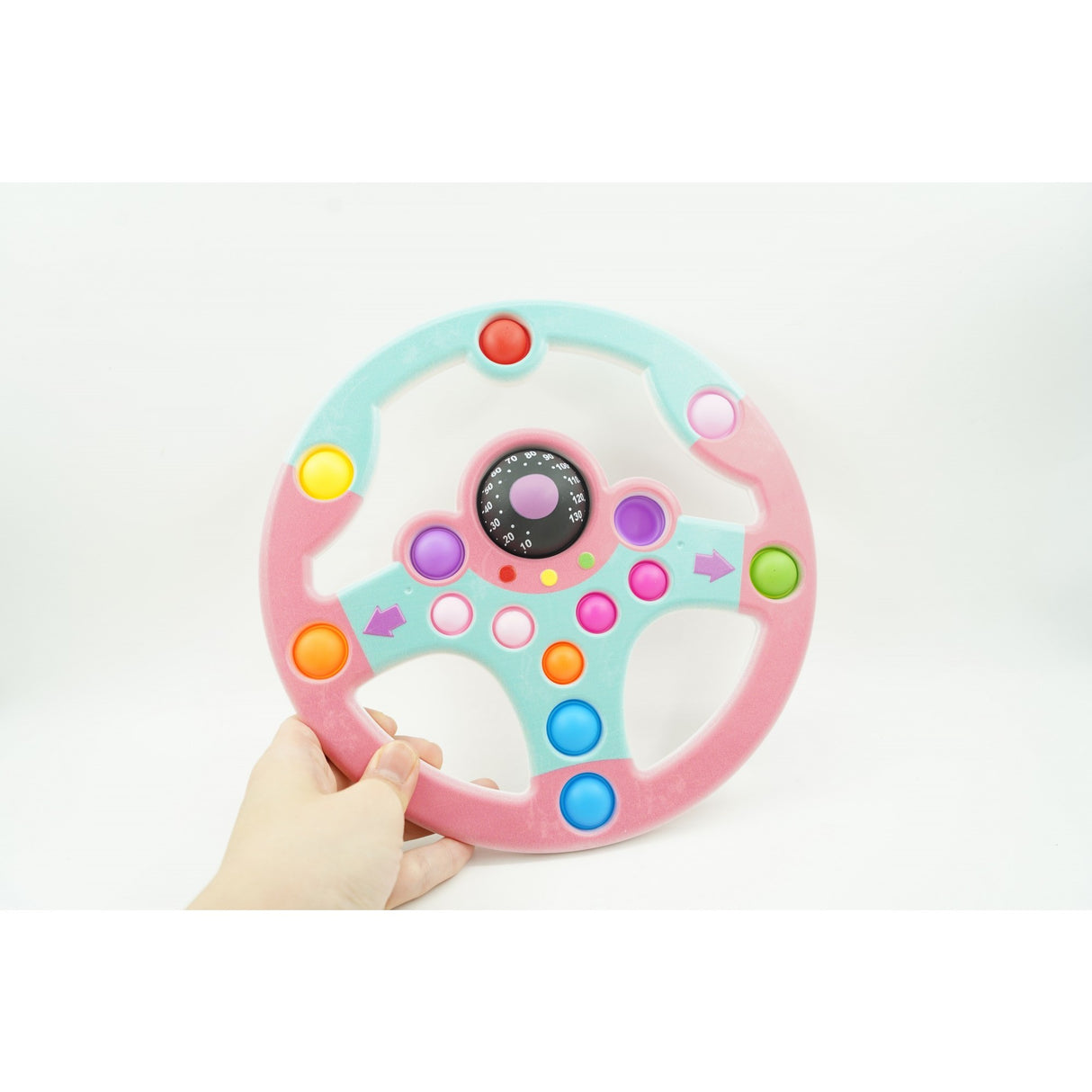 Jucarie senzoriala antistres, Simple Dimple, Volan, Multicolor, V1 - vivimall.ro