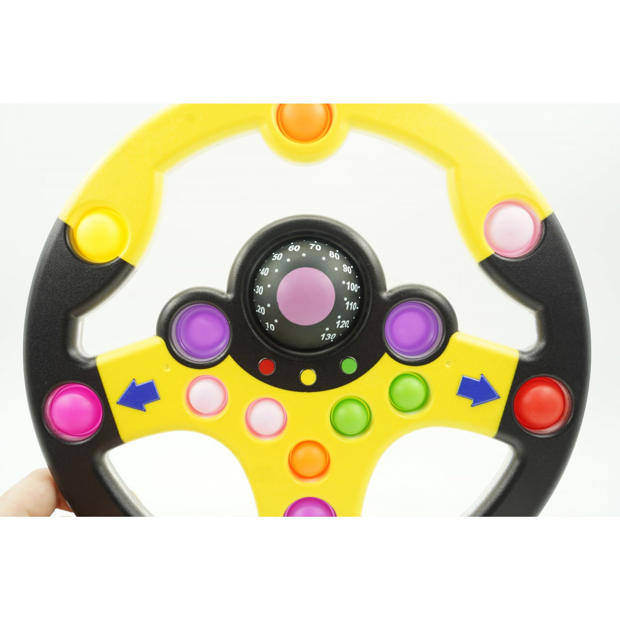 Jucarie senzoriala antistres, Simple Dimple, Volan, Multicolor, V2 - vivimall.ro