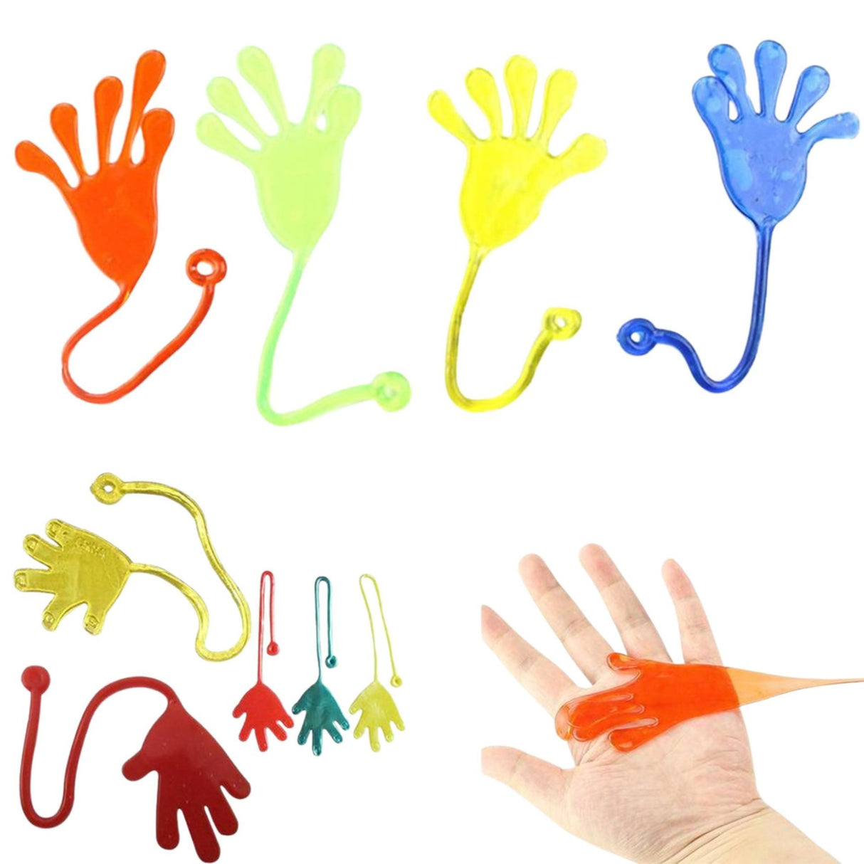 Jucarie Senzoriala Elastica, Flippy, Model Brat Elastic , Jucarie de Indemanare si Distractie pentru Copii, 1 Bucata, Tactila pentru Copii, 20 x 7 cm, Albastru