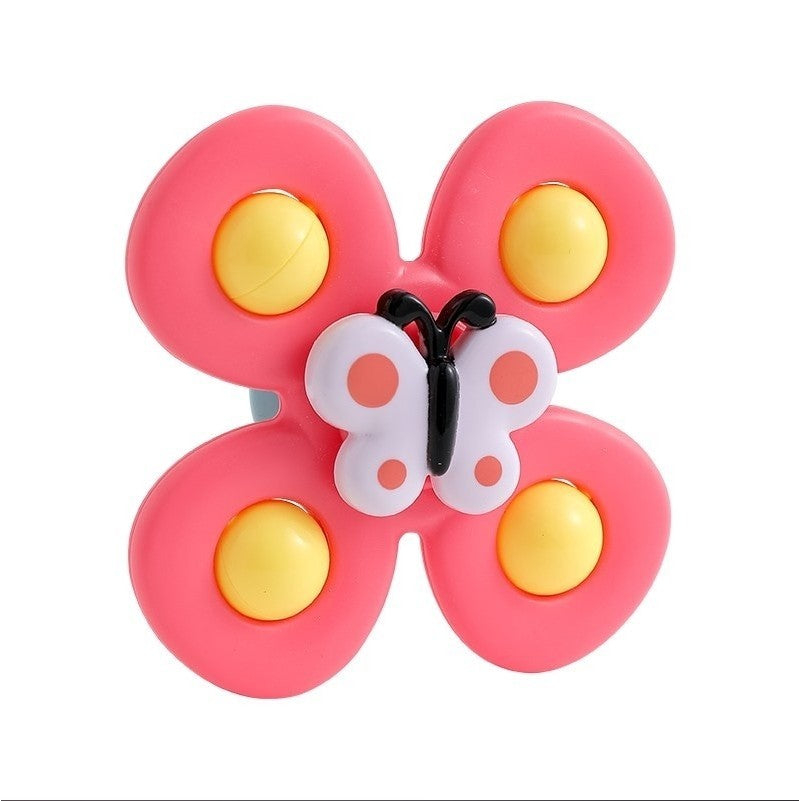 Jucarie Spinner pentru copii cu 4 laturi, Spinimals Fluture, Roz - vivimall.ro