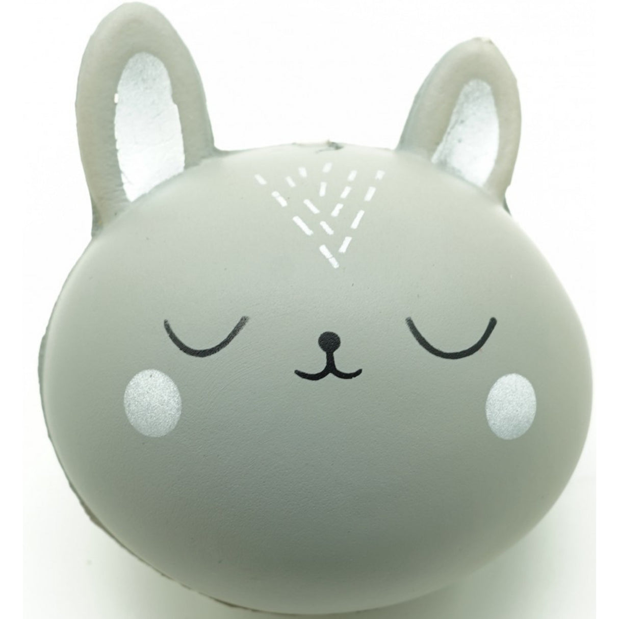 Jucarie Squish Toy Vivimall, model pisica gri - vivimall.ro