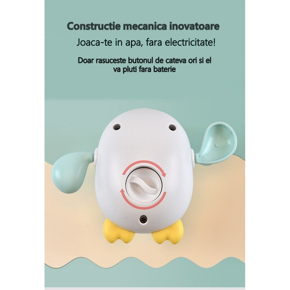 Jucarii de baie pentru copii, Vivimall, pinguinul bleu - vivimall.ro