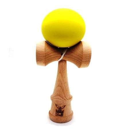Kendama Ball Originala Lemn Fag Galben - vivimall.ro