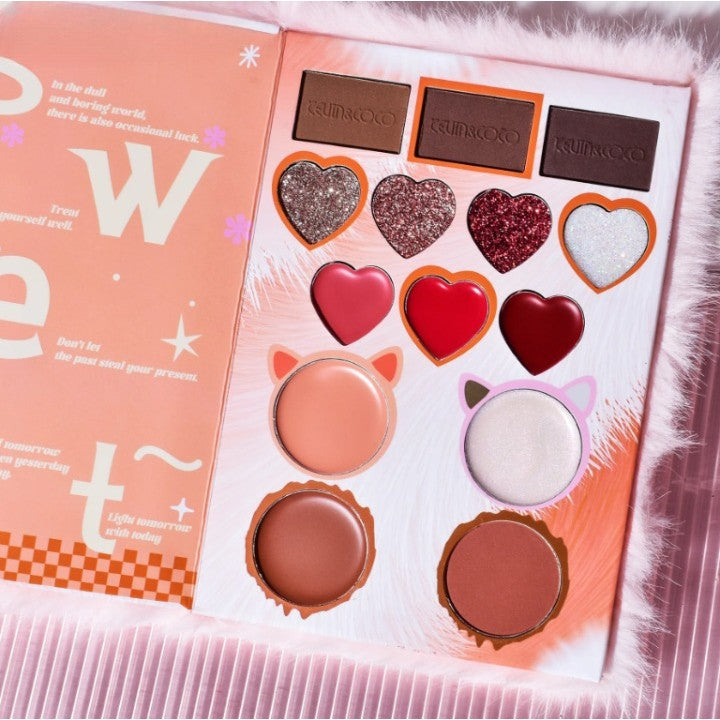 Set Machiaj 38 Culori Pisicuta | CatGlow - vivimall.ro