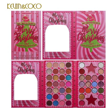 Paleta Farduri Merry Christmas 50 Culori | MerryGlam - vivimall.ro