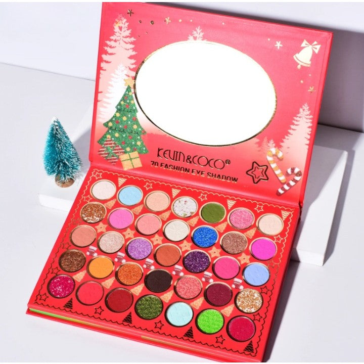 Set Machiaj 70 Culori Design Sarbatori | PureGlow - vivimall.ro