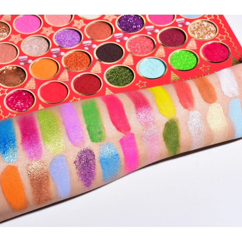 Set Machiaj 70 Culori Design Sarbatori | PureGlow - vivimall.ro