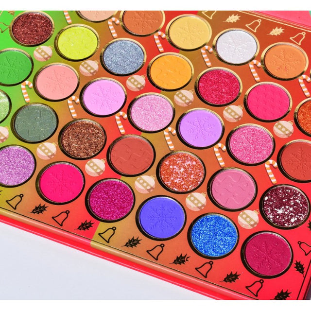 Set Machiaj 70 Culori Design Sarbatori | PureGlow - vivimall.ro