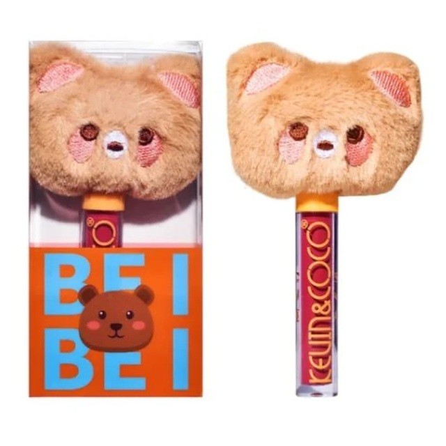 Luciu De Buze Cu Papusi De Plus | GlamyBear - vivimall.ro