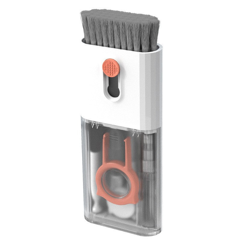 Kit Multifunctional de Curatare Produse Electronice 10in1, Flippy, pentru Laptop, Tastatura, Telefon, Casti, Camere, Alb - vivimall.ro