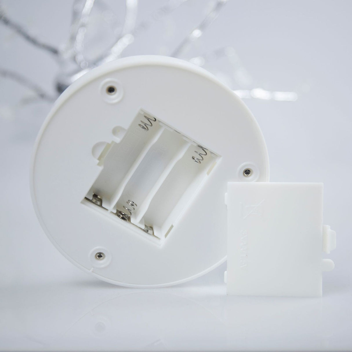 Lampa de veghe LED cu baterii si USB, Vivimall, Model Copac din cupru, Multicolor - vivimall.ro